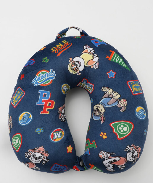 Almofada Pescoço Estampa Patrulha Canina Nickelodeon Azul