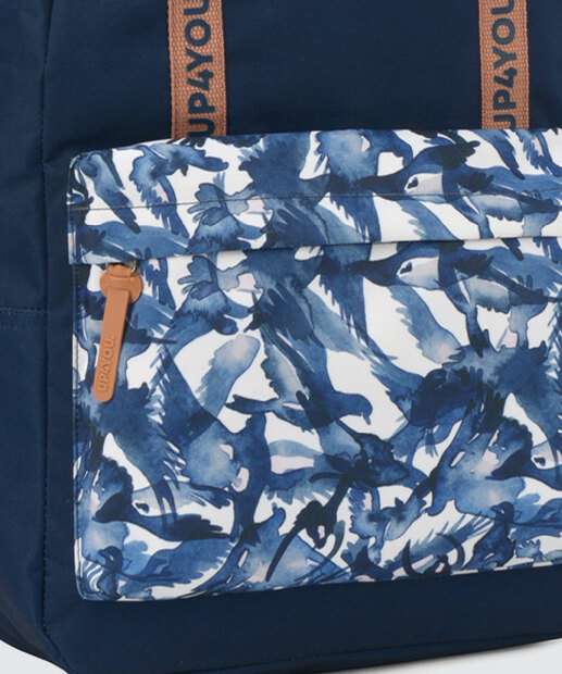 Mochila Feminina Estampa Pássaros Up4You