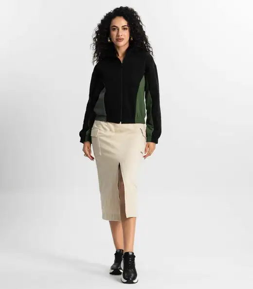 Jaqueta Feminina Bicolor Rovitex Verde