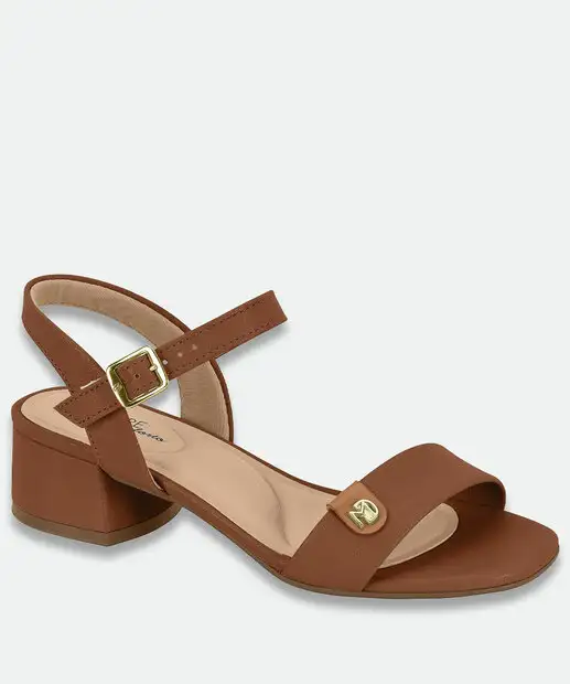 Image_Sandália Feminina Salto Grosso Modare Marrom