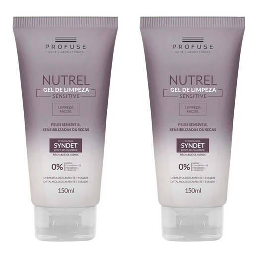 Image_Kit com 2 Unidades de Nutrel Gel De Limpeza Sensitive 150ml Profuse