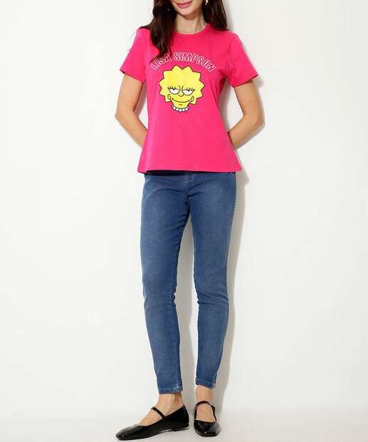 Blusa Feminina Lisa Manga Curta Simpsons