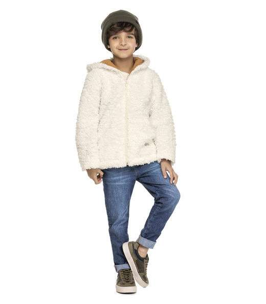 Jaqueta Infantil Trick Nick Bege