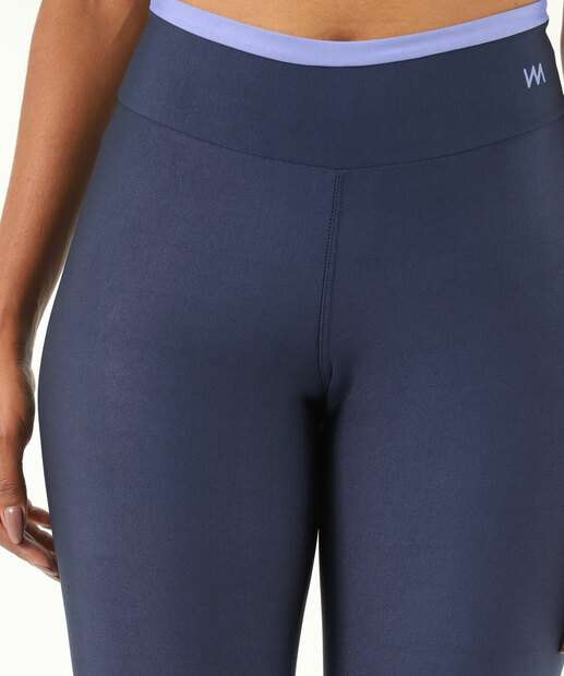 Calça Feminina Legging Recorte Marisa Azul