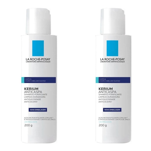 Image_Kit com 2 Unidades de Shampoo Kerium Anticaspa 200ml La Roche Posay