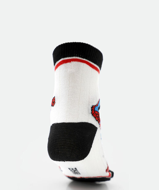 Kit 2 Meias Infantil Estampa Homem Aranha Preto