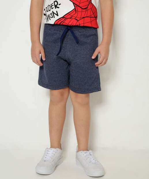 Bermuda Infantil Moletinho Bolsos MR Tam 4 a 10