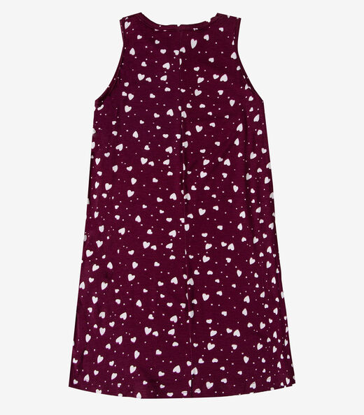 Vestido Infantil Feminino Estampado Select Vermelho