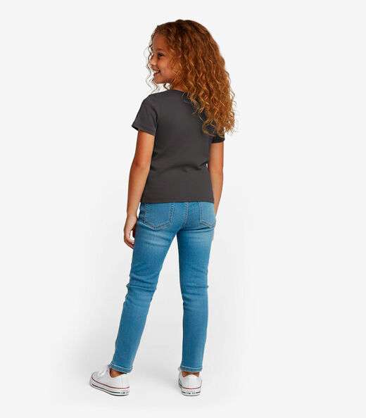 Blusa Infantil Manga Curta Básica Soletex Preto