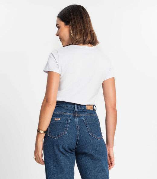 Blusa Feminina Cotton Leve Básica Rovitex Branco