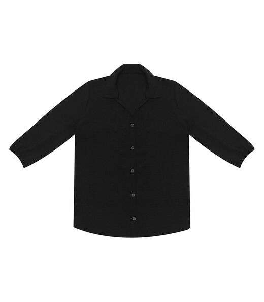 Camisa 3/4 Feminina Rovitex Preto