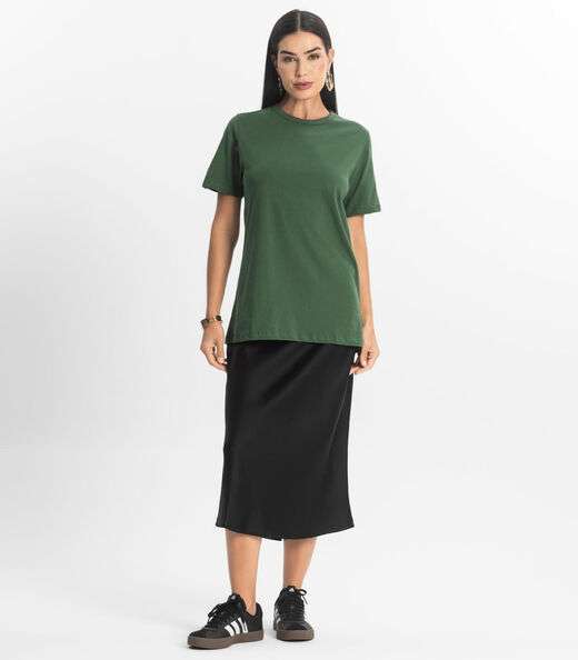 Camiseta Básica Unissex Rovitex Verde