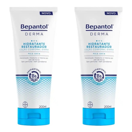 Image_Kit com 2 Unidades de Bepantol Derma Hidratante Restaurador Loção Corporal 200ml