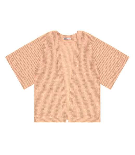 Kimono Feminino Em Tricot Endless Laranja