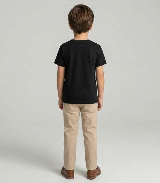 Camiseta Infantil Masculina Trick Nick Preto