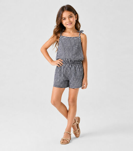 Conjunto Infantil Blusa de Alça e Short Select Azul