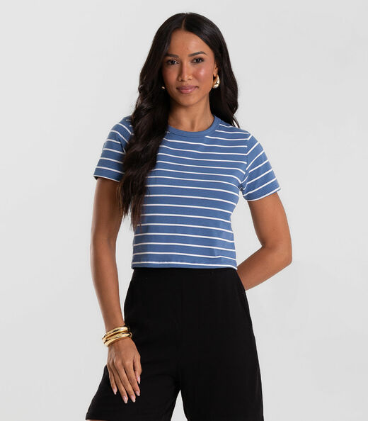 Image_Blusa Feminina em Cotton Leve Rovitex Azul