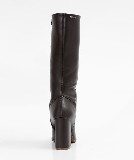 Bota Feminina Cano Alto Salto Grosso Via Uno 