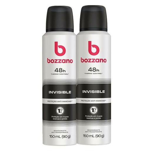 Image_Kit c/2 Unidades de Desodorante Aerosol Bozzano 90g Invisible