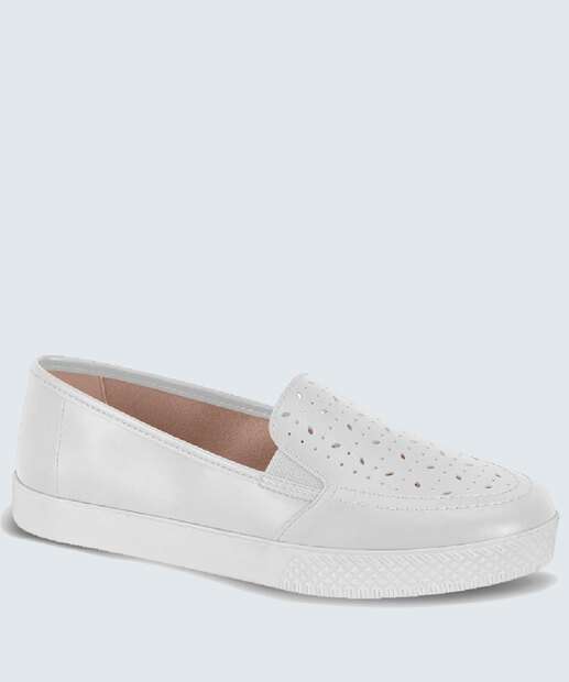 Tênis Slip On Feminino Recorte Moleca 