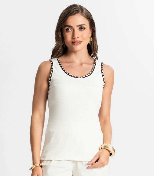 Regata Feminina Em Ribana Endless Bege