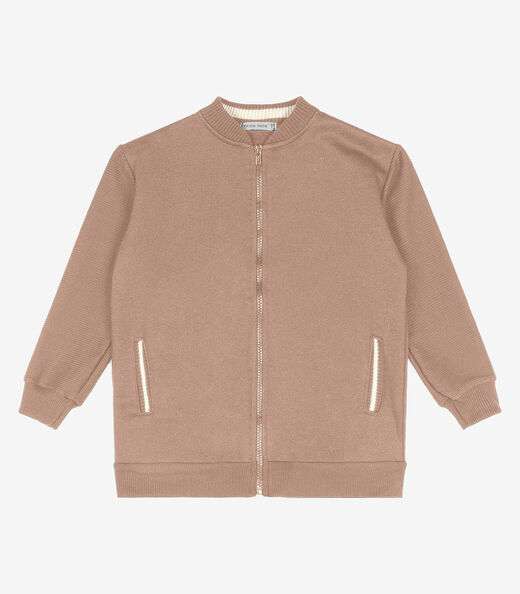 Jaqueta Infantil Masculina Bomber Trick Nick Marrom
