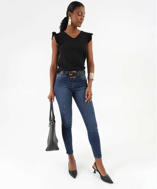 Image_Calça Jeans Cigarrete Feminina Biotipo Azul