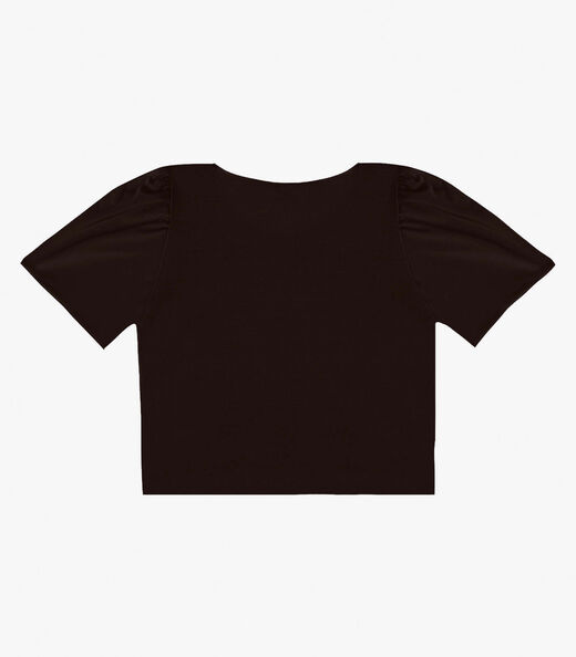 Blusa Feminina Em Malha Langui Infinita Cor Preto