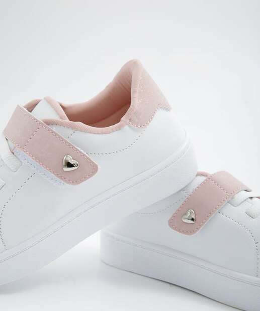 Tênis Infantil Casual Recorte Velcro Izalu