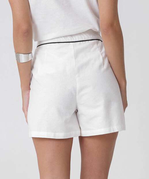 Short Feminino Linho Marisa