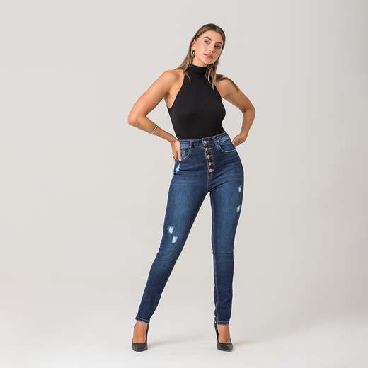 Calça Skinny Disparate Feminina
