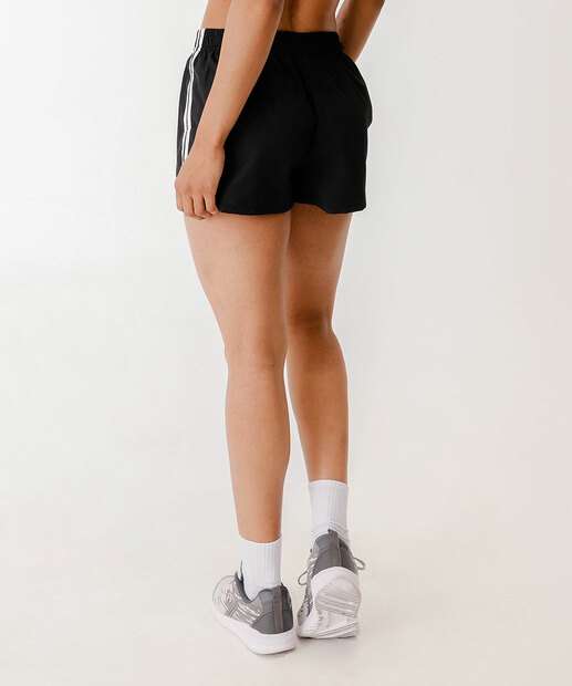 Shorts Feminino Fitness Faixas Marisa
