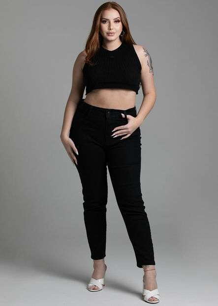 Image_Calça Sarja Sawary Plus Size Cigarrete - 267162