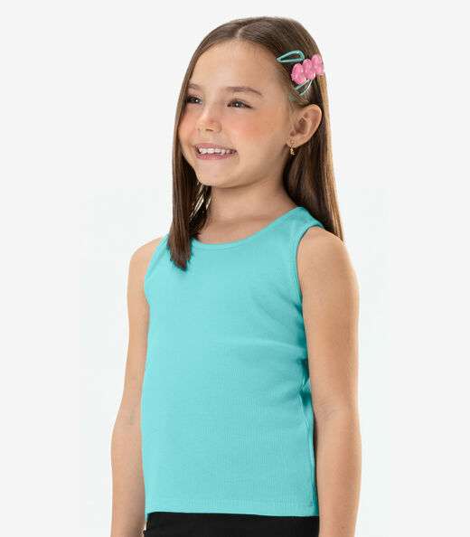 Regata Infantil Feminina Em Ribana Rovi kids Azul