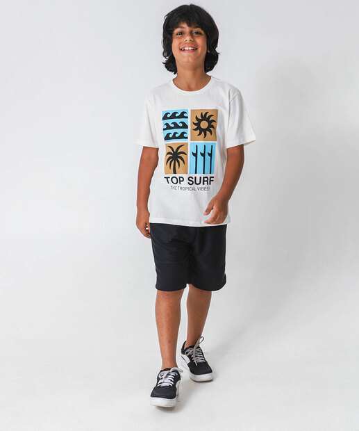 Image_Bermuda Juvenil Moletinho Textura MR Tam 10 a 16 Preto