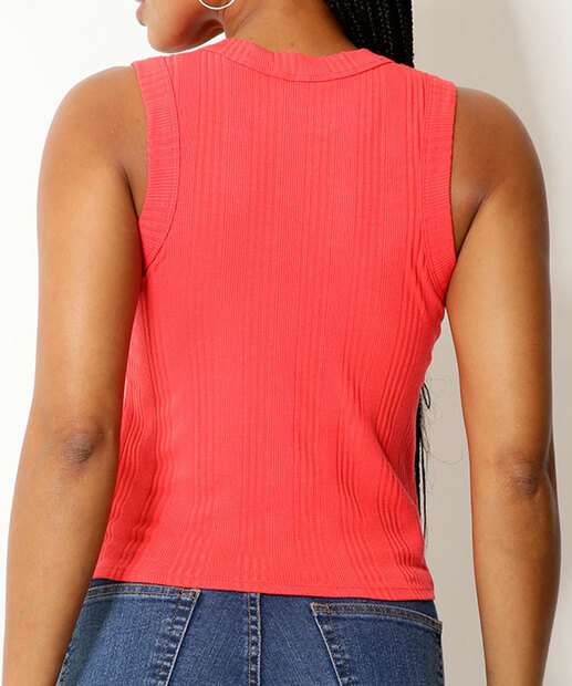 Blusa Regata Feminina Canelada Marisa