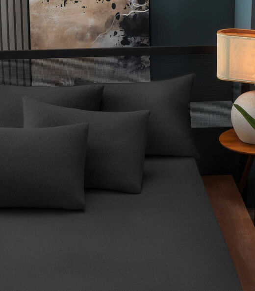 Jogo De Cama King Malha 3 Peças Fusion Vivaldi Cinza