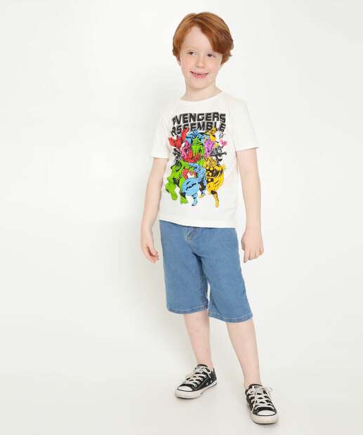 Bermuda Infantil Jeans Marisa Tam 4 a 10