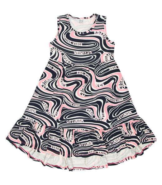Image_Vestido Infantil Estampado Infinita Cor Rosa