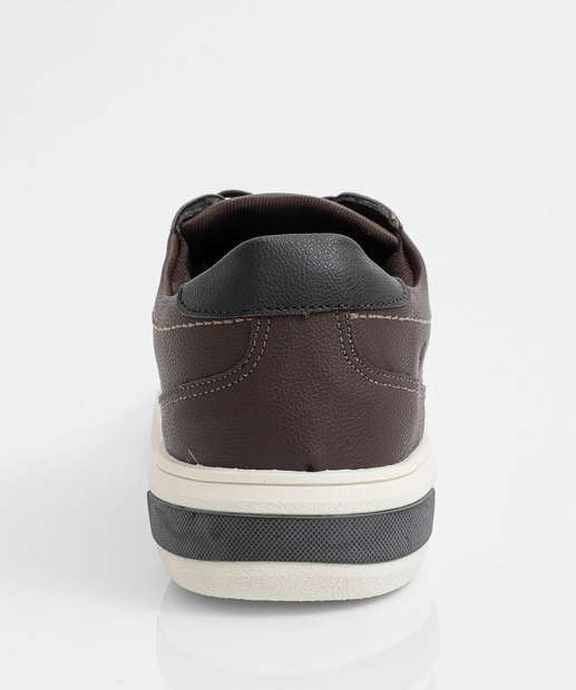 Sapatênis Masculino Casual Marrom