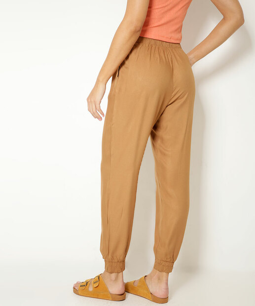 Calça Jogger Feminina Bolsos Marisa  