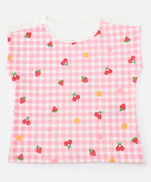 Image_Blusa Infantil Flores E Frutas Marisa Tam 1 a 3 Off White