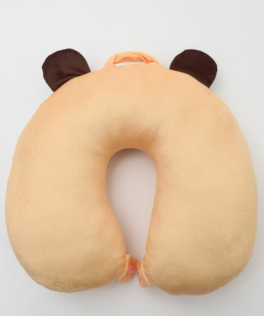 Almofada Pescoço Plush Capivara Marisa Marrom