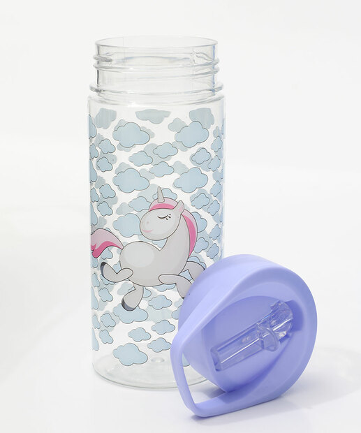 Garrafa Squeeze Unicórnio Marisa 500ML Azul