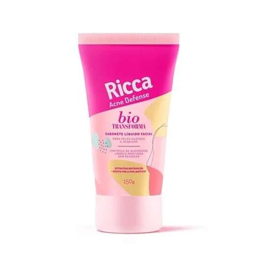 Image_Sabonete Líquido Facial Ricca Bio Transforma 150g