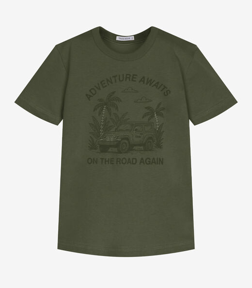 Conjunto Infantil Camiseta Com Bermuda Trick Nick Verde