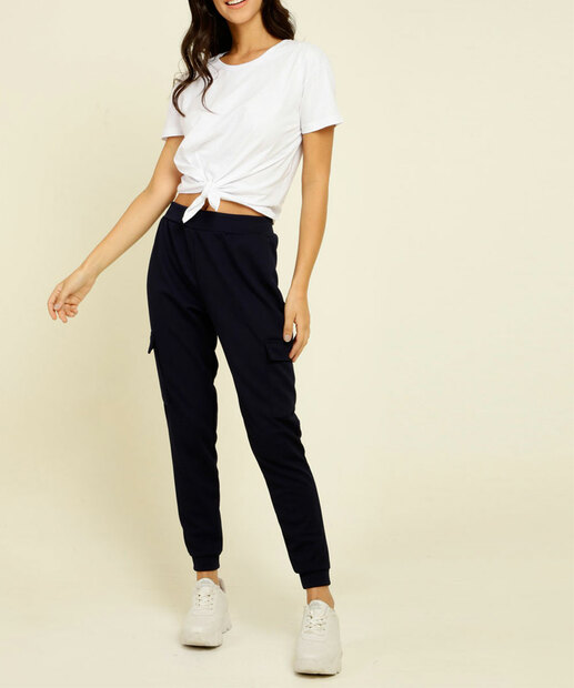 Blusa Feminina Nó Manga Curta Marisa