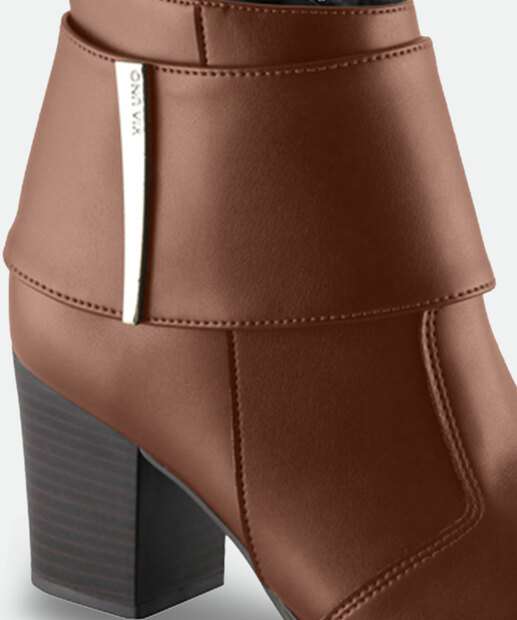 Bota Feminina Cano Curto Salto Grosso Via Uno 