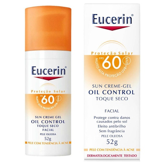 Image_Kit com 3 Unidades de Protetor Solar Eucerin Fps60 Oil Control 52G