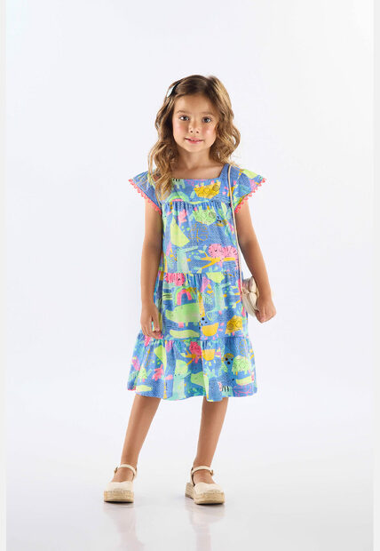 Image_Vestido Infantil em Algodão Flamê Up Baby